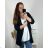 Women's long sleeve jacket (M/L/XL ONE SIZE) ITALIAN FASHION IMC23016 L/XL Royal blue