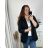 Women's long sleeve jacket (M/L/XL ONE SIZE) ITALIAN FASHION IMC23016 XL/2XL modrá královská
