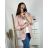 Women's long sleeve jacket (M/L/XL ONE SIZE) ITALIAN FASHION IMC23016 XL/2XL modrá královská
