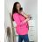Women's long sleeve jacket (M/L/XL ONE SIZE) ITALIAN FASHION IMC23016 XL/2XL modrá královská