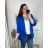 Women's long sleeve jacket (M/L/XL ONE SIZE) ITALIAN FASHION IMC23016 XL/2XL modrá královská