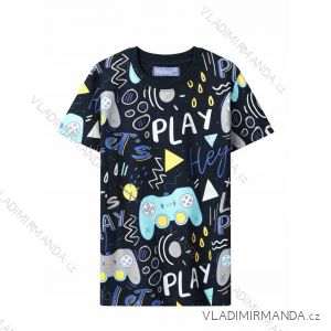 T-shirt short sleeve for children's boys (98-128) GLO-STORY BPO-5286