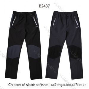 Kalhoty softshellové dětstké dorost chlapecké (116-146) WOLF B2194