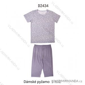Women's short short sleeve pajamas (S-2XL) WOLF D2434