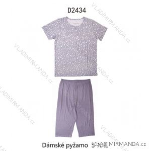 Women's short short sleeve pajamas (S-2XL) WOLF D2434