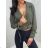 Women's Long Sleeve Knitted Sweater (S/M ONE SIZE) ITALIAN FASHION IMWAE23047 -   pink -   S / M