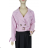 Women's Long Sleeve Knitted Sweater (S/M ONE SIZE) ITALIAN FASHION IMWAE23047 -   pink -   S / M