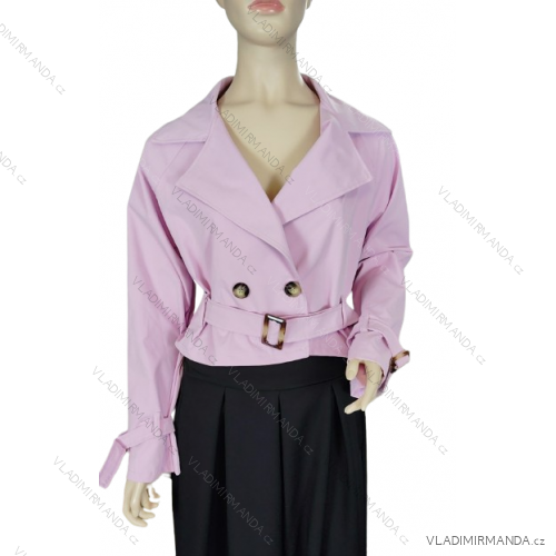 Women's Long Sleeve Knitted Sweater (S/M ONE SIZE) ITALIAN FASHION IMWAE23047 -   pink -   S / M