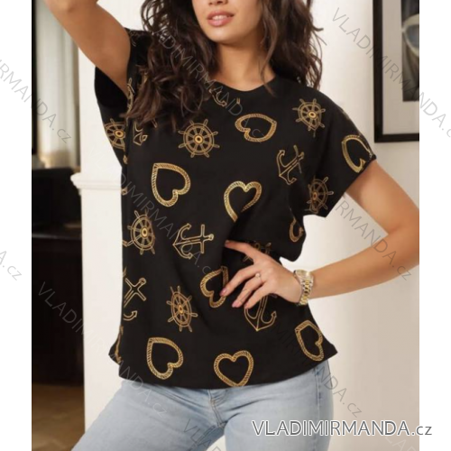 Women's Short Sleeve T-Shirt (S-XL) GLO-STORY GLO24WPO-3626