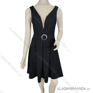 Elegant formal dress with straps for women (S / M ONE SIZE) ITALIAN FASHION IM323BELLA