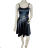 Women's elegant short strapless chiffon dress (S/M ONE SIZE) ITALIAN FASHION IM923ANNA