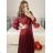Elegant Long Sleeve Dress Women (S / M.ONE SIZE) ITALIAN FASHION IMM211302