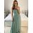 Women's Strapless Long Party Dress (S/M ONE SIZE) ITALIAN FASHION IMPSH2360055 red S / M