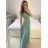 Women's Strapless Long Party Dress (S/M ONE SIZE) ITALIAN FASHION IMPSH2360055 red S / M