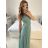 Women's Strapless Long Party Dress (S/M ONE SIZE) ITALIAN FASHION IMPSH2360055 red S / M