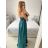 Women's Strapless Long Party Dress (S/M ONE SIZE) ITALIAN FASHION IMPSH2360055 dark blue S / M