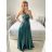 Women's Summer Elegant Sparkly Sequin Strap Dress (S/M ONE SIZE) ITALIAN FASHION IMPBB23O3837 Old-pink S/M