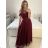Women's Long Elegant Party Dress (S/M ONE SIZE) ITALIAN FASHION IM923MARINA