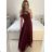Women's Long Elegant Party Dress (S/M ONE SIZE) ITALIAN FASHION IM923MARINA