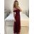 Women's Long Elegant Party Dress (S/M ONE SIZE) ITALIAN FASHION IM923MARINA