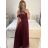 Women's Long Elegant Party Dress (S/M ONE SIZE) ITALIAN FASHION IM923MARINA