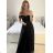 Women's Long Elegant Party Dress (S/M ONE SIZE) ITALIAN FASHION IM923MARINA