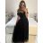 Women's Long Elegant Party Dress (S/M ONE SIZE) ITALIAN FASHION IM923MARINA
