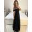 Women's Long Elegant Party Dress (S/M ONE SIZE) ITALIAN FASHION IM923MARINA