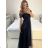 Women's Long Elegant Party Dress (S/M ONE SIZE) ITALIAN FASHION IM923MARINA