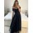 Women's Long Elegant Party Dress (S/M ONE SIZE) ITALIAN FASHION IM923MARINA