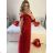 Women's Long Elegant Party Dress (S/M ONE SIZE) ITALIAN FASHION IM923MARINA