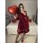 Women's Long Sleeve Knitted Turtleneck Sweater (S/M ONE SIZE) ITALIAN FASHION IM323001