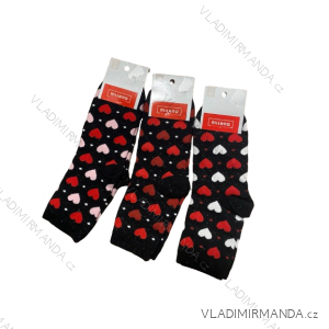 Women's Valentine's Day Merry Thin Socks (37-41) POLISH FASHION DPP21HEART/DR