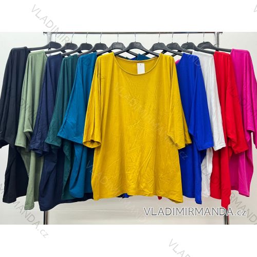 Women's Plus Size Long Sleeve Tunic (3XL/4XL/5XL ONE SIZE) ITALIAN FASHION IM423LIVE