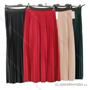 Women's chiffon folded skirt with belt (M / L ONE SIZE) ITALIAN FASHION IM321575