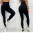 Legíny dlouhé fitnes push up dámské (S/M ONE SIZE) ITALSKÁ MÓDA IMM24CH2985 -   black -   S / M