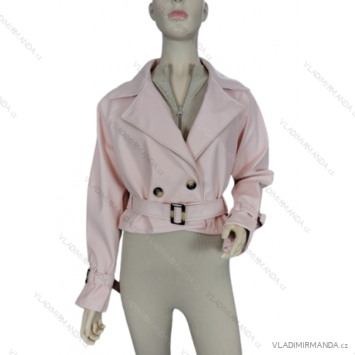 Women's Long Sleeve Knitted Sweater (S/M ONE SIZE) ITALIAN FASHION IMWAE23047 -   pink -   S / M