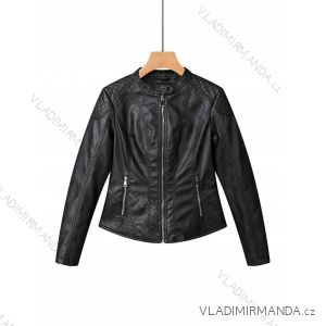 Women's leather jacket (S-2XL) GLO-STORY GLO24WPY-4212-1