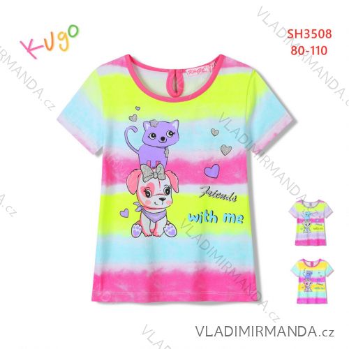 T-shirt short sleeve infant to child girl (80-110) KUGOKC9961