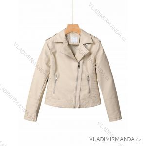 Women's leather jacket (S-2XL) GLO-STORY GLO24WPY-4213-3