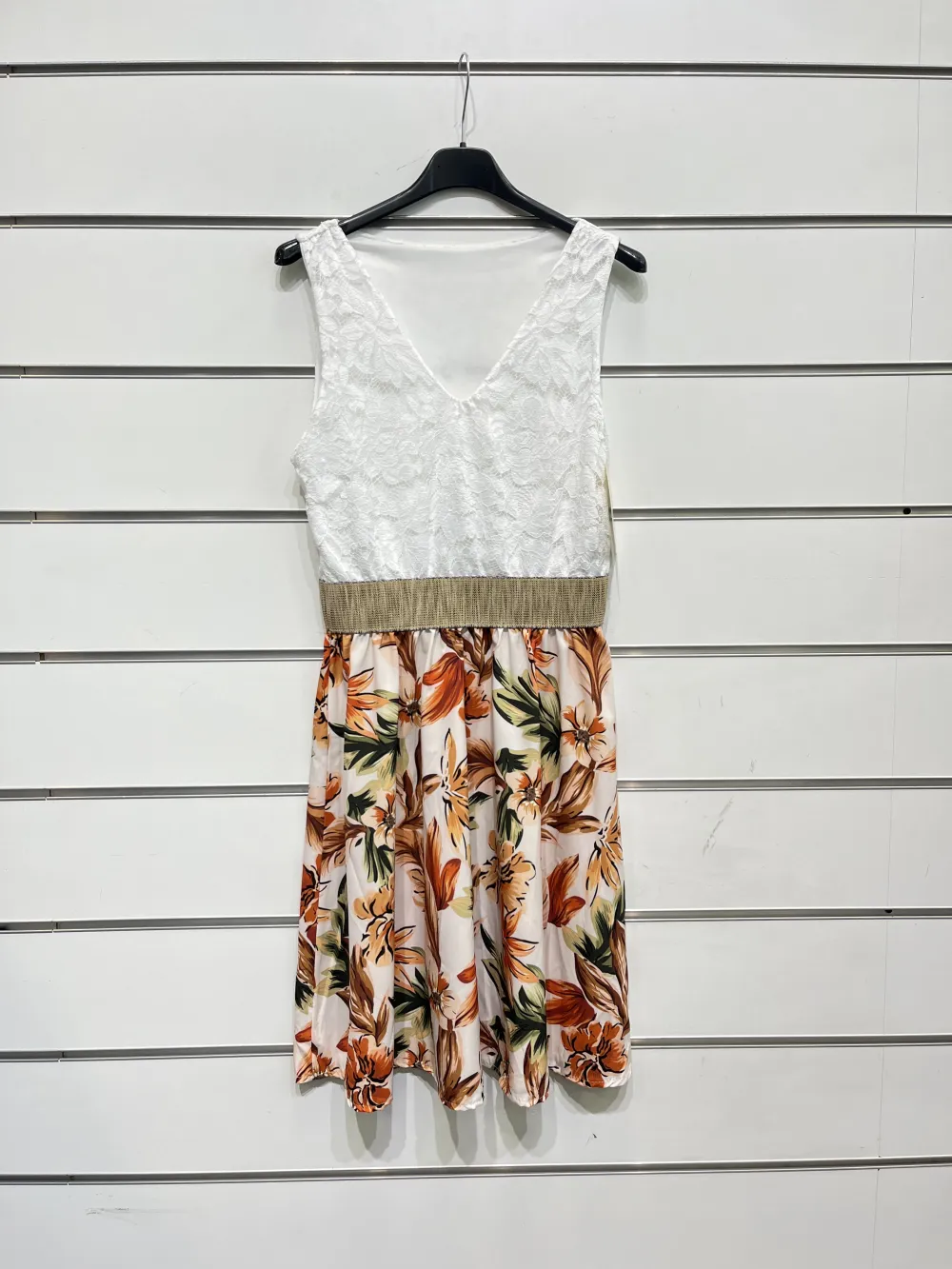 Women's Strapless Short Party Dress (S/M ONE SIZE) ITALIAN FASHION IMPSH23C662 white S / M