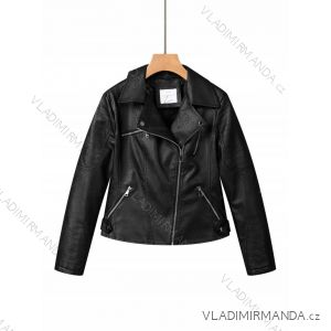 Women's leather jacket (S-2XL) GLO-STORY GLO24WPY-4217-1