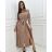 Women's Knitted Sweater Dress Set (S/M ONE SIZE) ITALIAN FASHION IMWE223972 -   red -   S / M