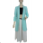 Women's elegant long sleeve jacket (S / M ONE SIZE) ITALIAN FASHION IMWA222501 -   modrá mintova -   S / M