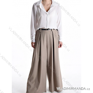 Women's Long Pants With Belt (S/M ONE SIZE) ITALIAN FASHION IMPDY24MDUE24047