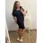 Women's short sleeve dress (uni L / XL) ITALIAN FASHION IM320003