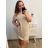 Women's short sleeve dress (uni L / XL) ITALIAN FASHION IM320003