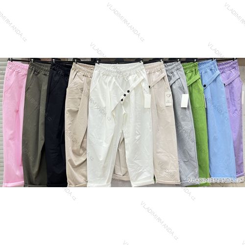 Women's stretch trousers long (S / M ONE SIZE) ITALIAN FASHION IMWB221597
