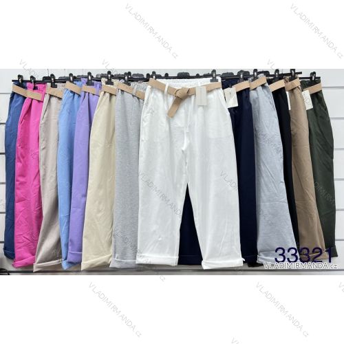 Women's stretch trousers long (S / M ONE SIZE) ITALIAN FASHION IMWB221597