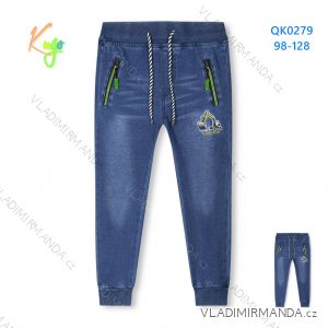 Children's boy's jeans trousers (98-128) KUGO QK0279